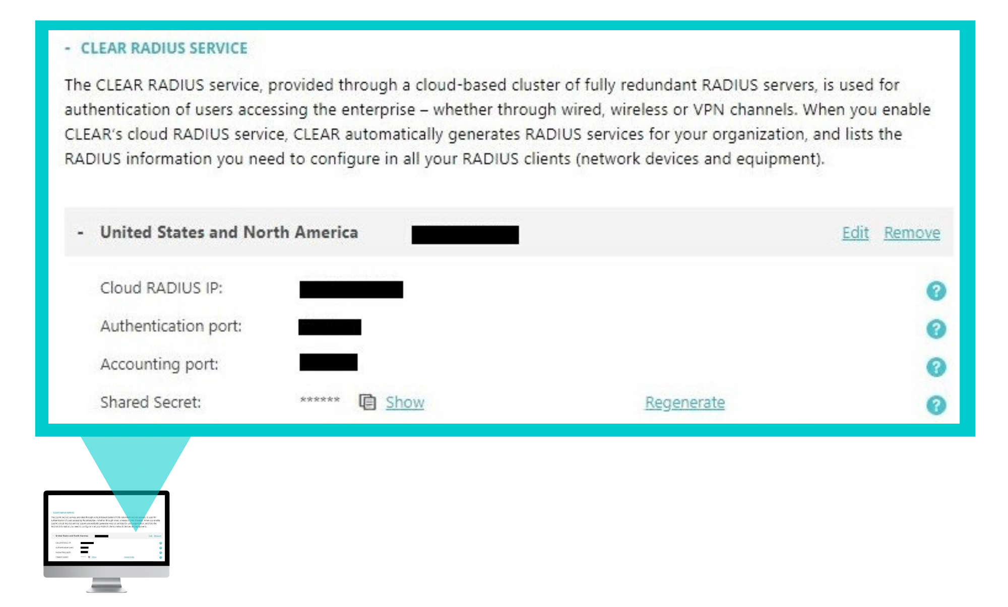 introducing Portnox's CLEAR radius service