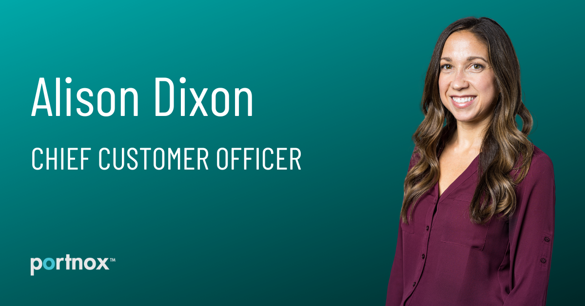 alison dixon chief customer officer portnox